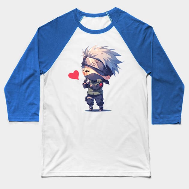 kakashi Baseball T-Shirt by boxermaniac